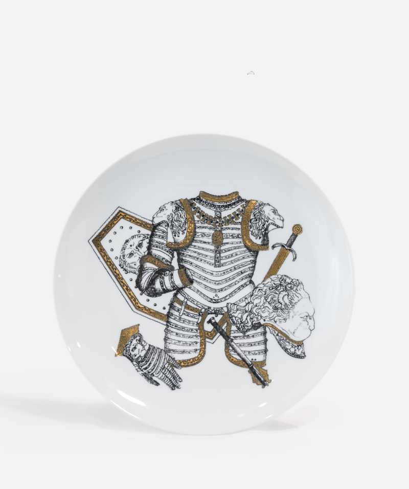 PIERO FORNASETTI - 'Armature' decorative plate, circa 1950 - Decorative Objects