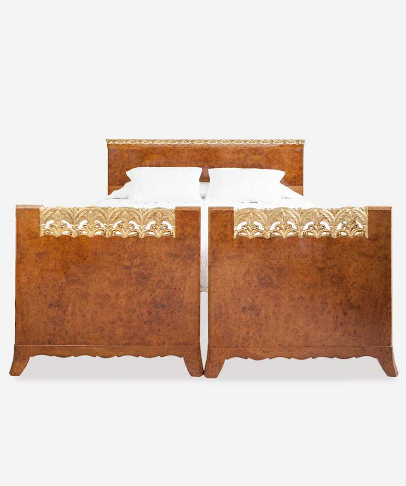 FRENCH SCHOOL - Bed, circa 1930