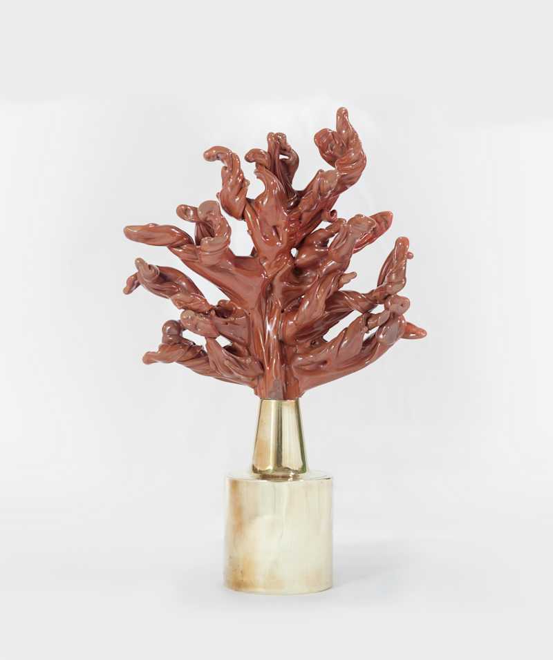 ITALIAN SCHOOL - Red coral decorative sculpture, circa 1950 - Decorative Objects