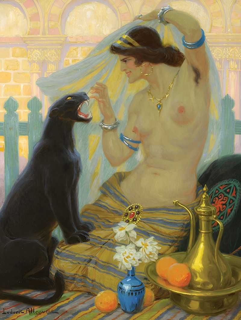 Ludovic Alleaume - Oriental Taming a Panther