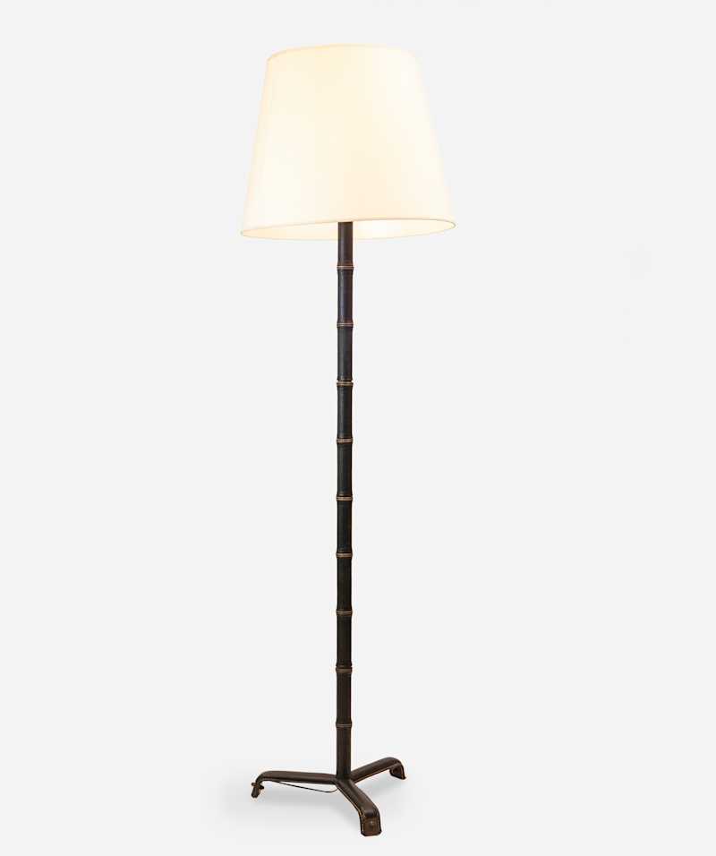 JACQUES ADNET - Standing Lamp, circa 1950. - Standing Lamps