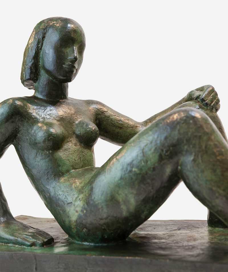 KAMINSKY - Reclining woman sculpture, circa 1930 - Sculptures