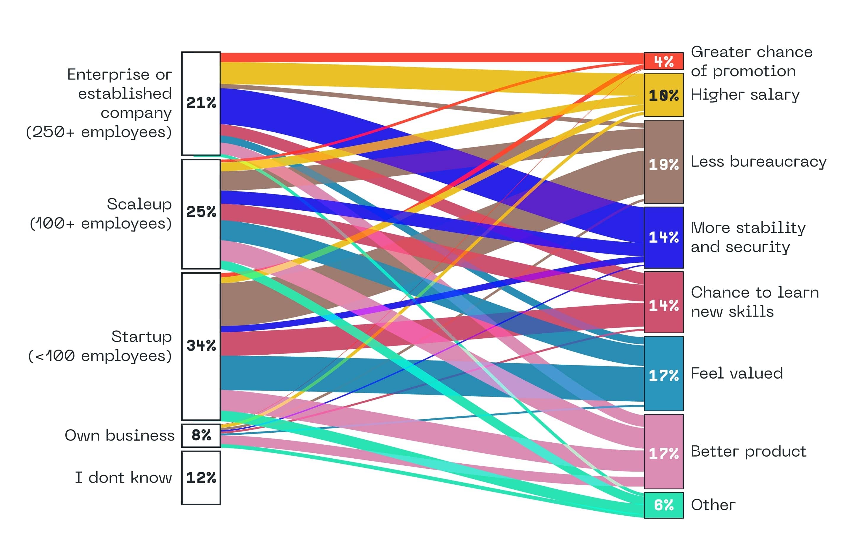 developer ideal company size europe