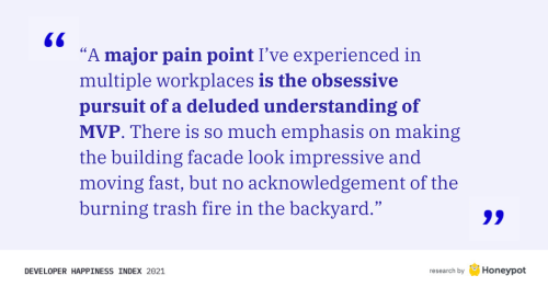 "A major pain point I've experienced..."