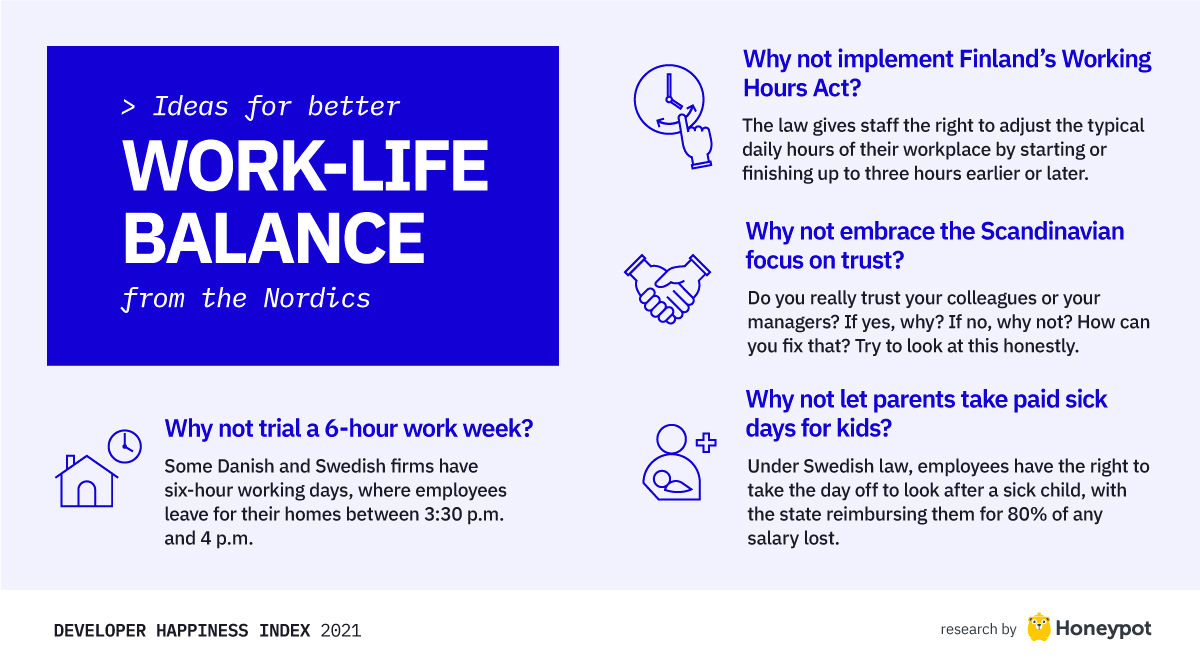 Ideas for better work-life balance