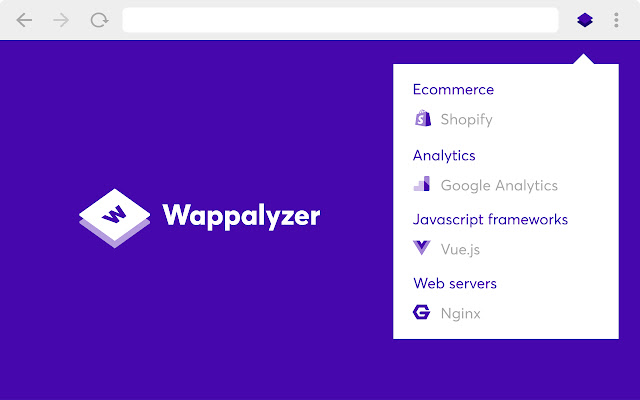 wappalyzer developer tool