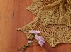 Golden Flower Shawl to Knit: A Knitted Shawl Fit for an Empress Image
