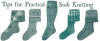 Tips for Practical Sock Knitting: 7 Sock Toes Image