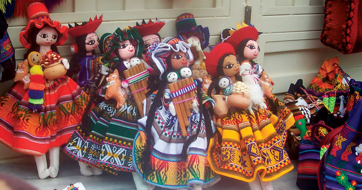 Embroidered Dolls And The Dolls Of Peru Piecework