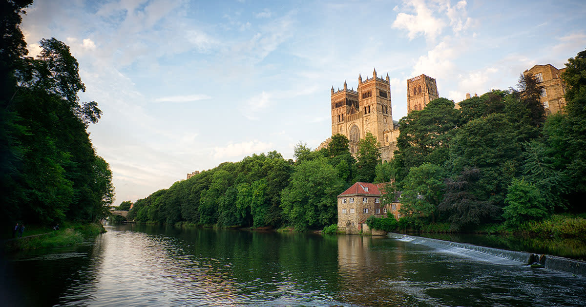 Postcard from Scotland Durham Cathedral & Embroiderer Tracy A