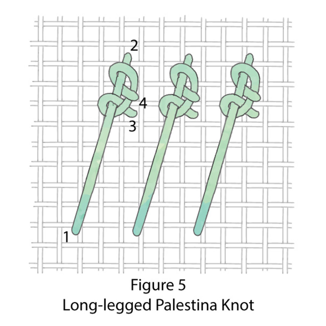 A Stitch in Time Palestrina Knot Stitch PieceWork