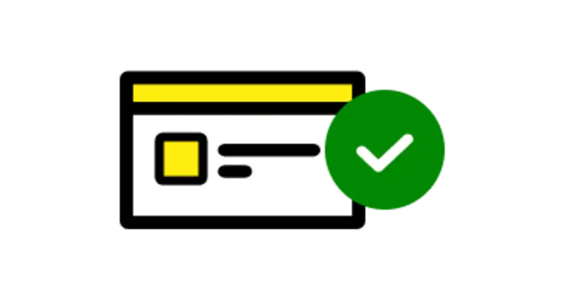 A physical photo ID