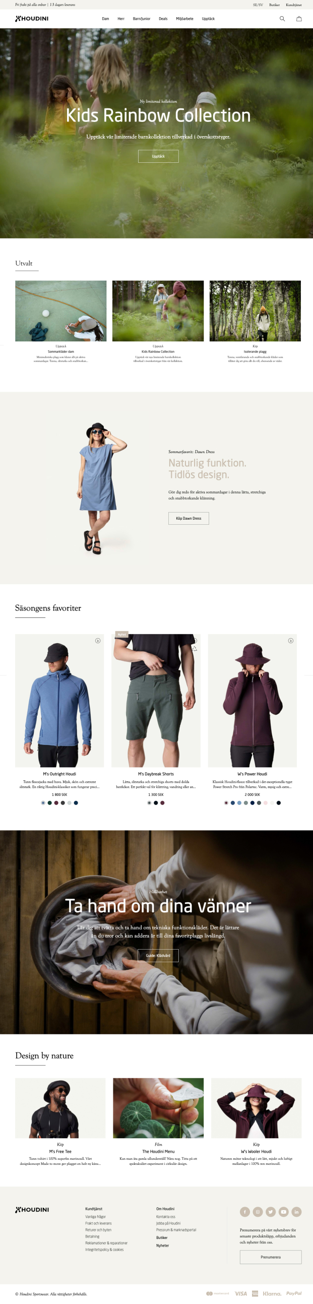 Houdini Sportswear E Commerce Built On Litium Cloud Nine