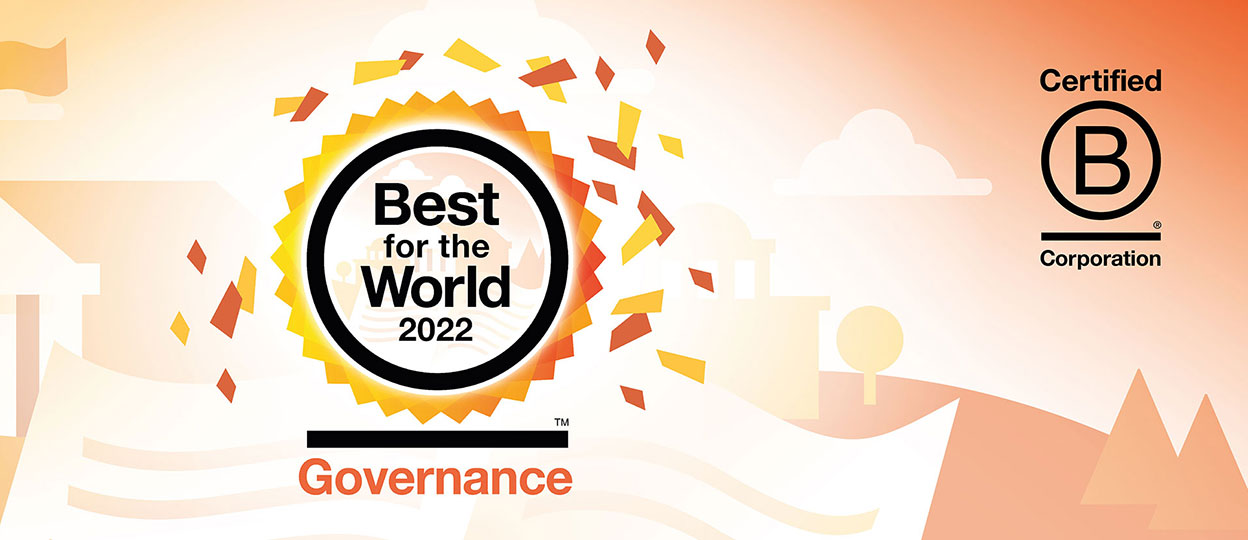 Ecosurety recognised as a 2022 Best For The World™ B Corps for its governance