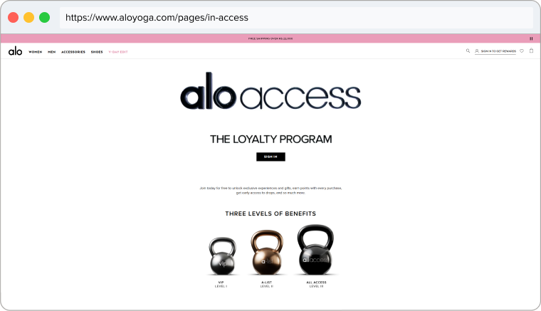 Alo-access-website-container-image