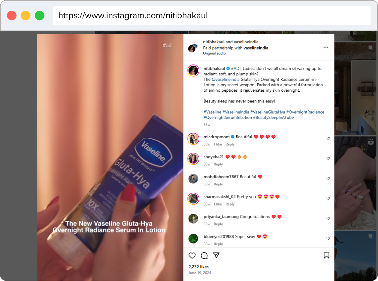 nitibhakaul-vaseline-partnership