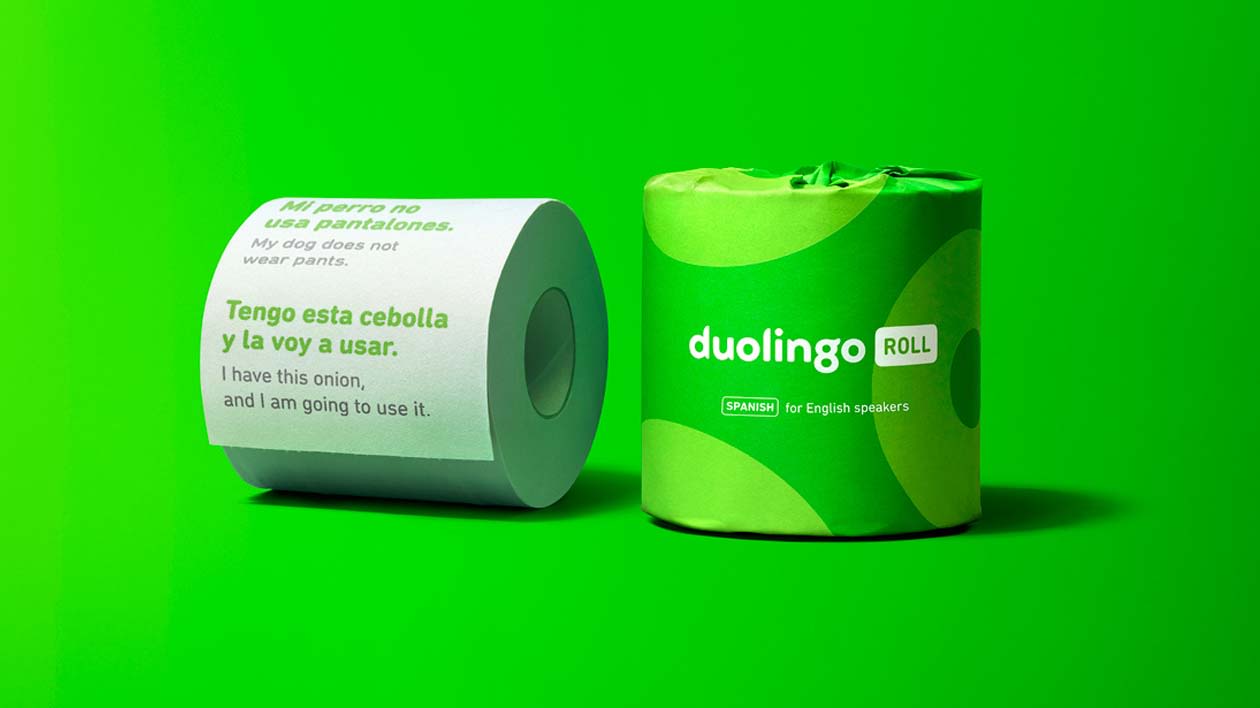 Duolingo roll Homepage