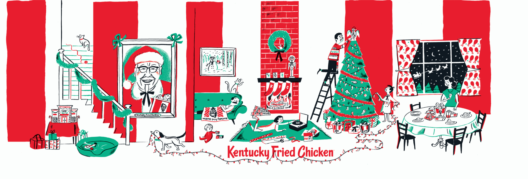 KFC Christmas Buckets and Prize Design Work | Wieden+Kennedy