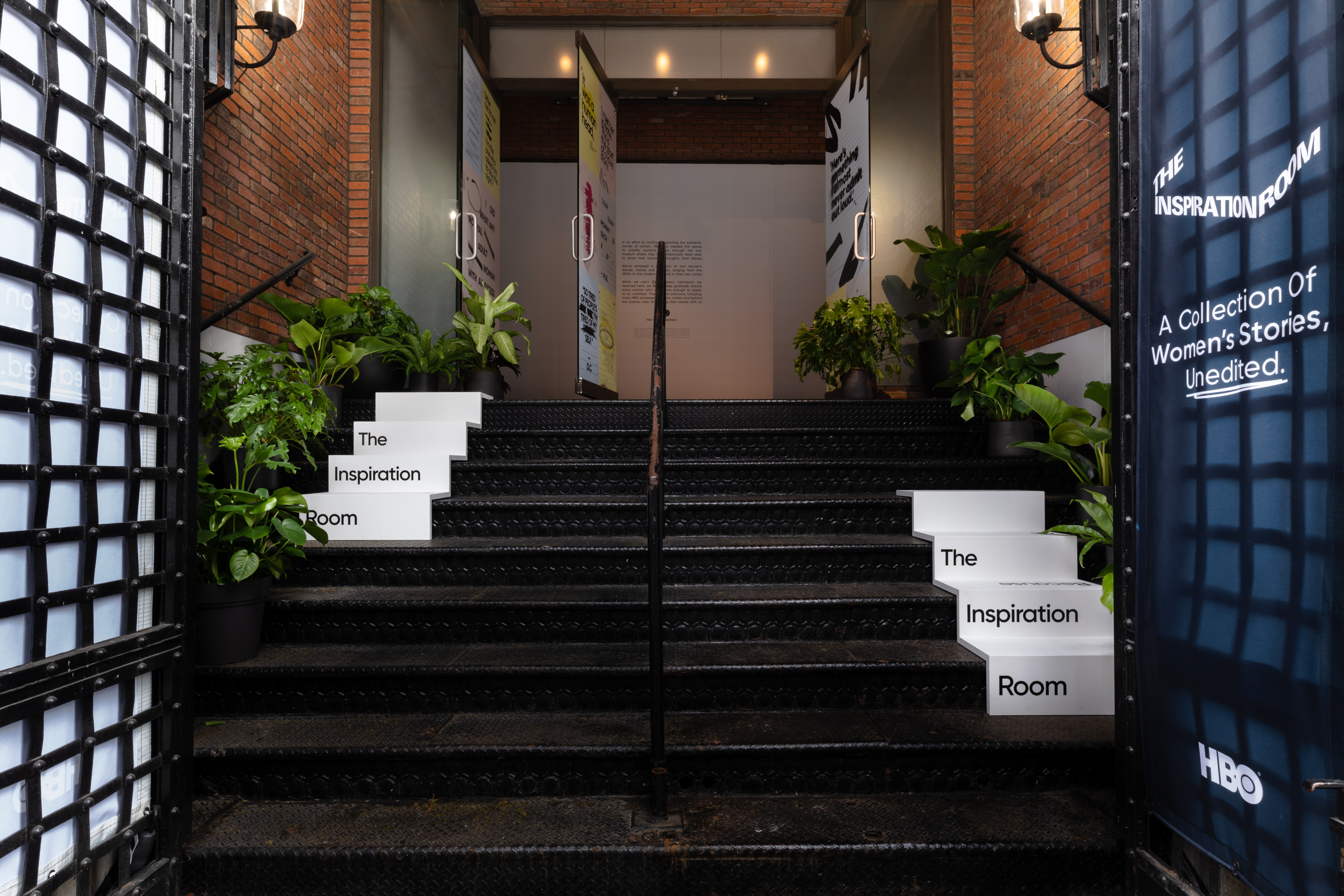 HBO Inspiration Room 13 stairs