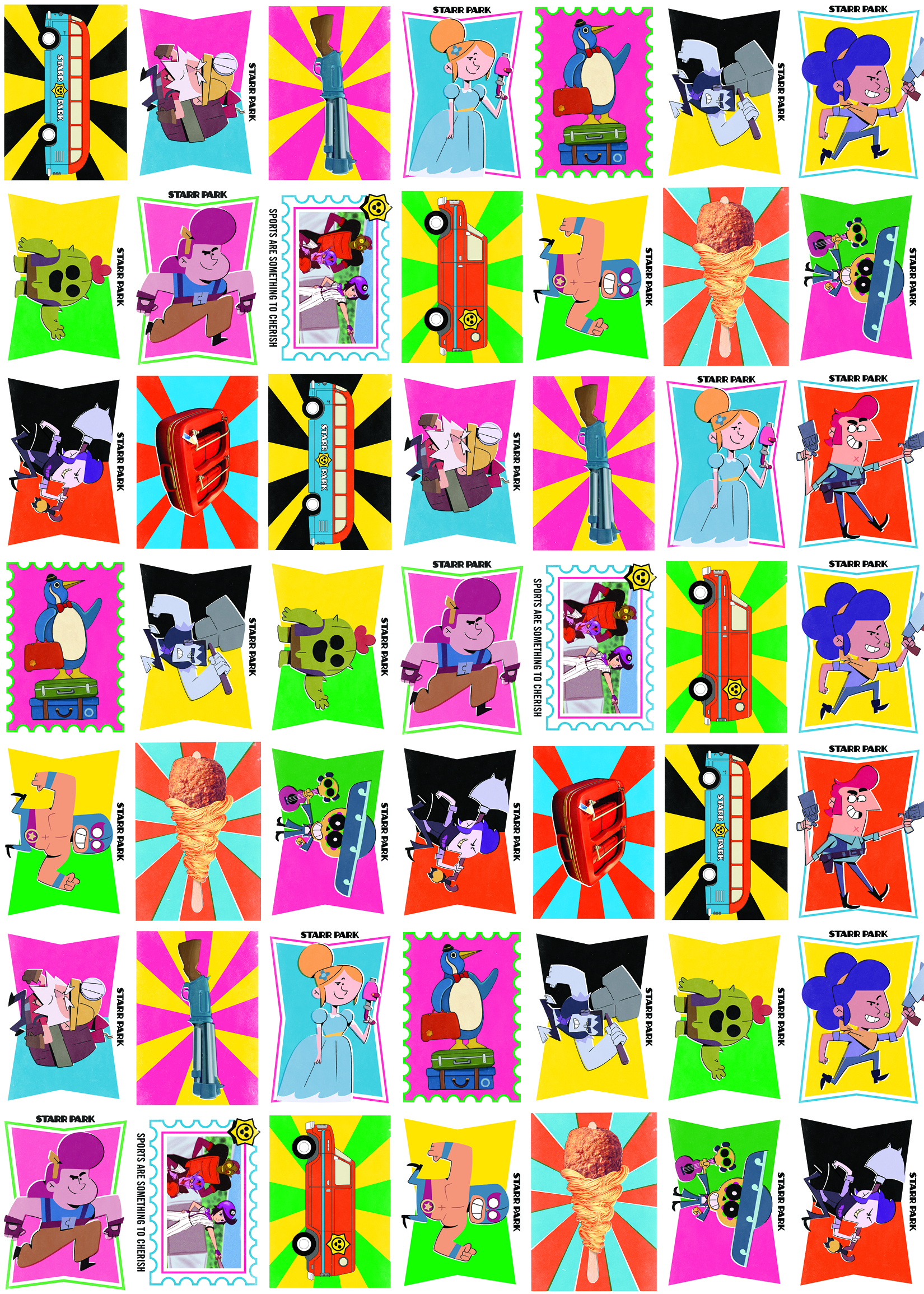 Brawlstars MerchEphemera TradingCards 