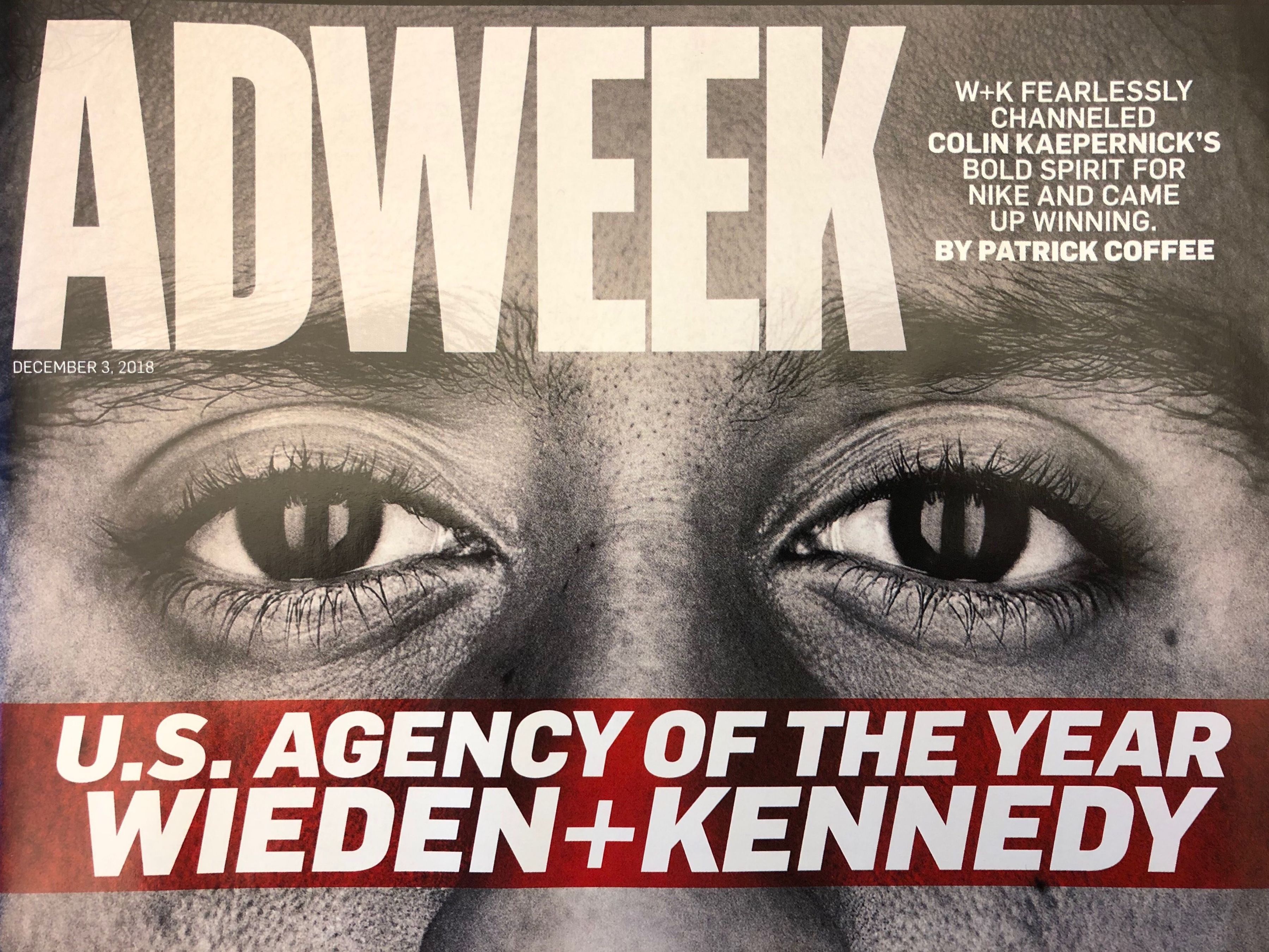 Adweek Names W+K U.S. Agency Of The Year For Second Year Running