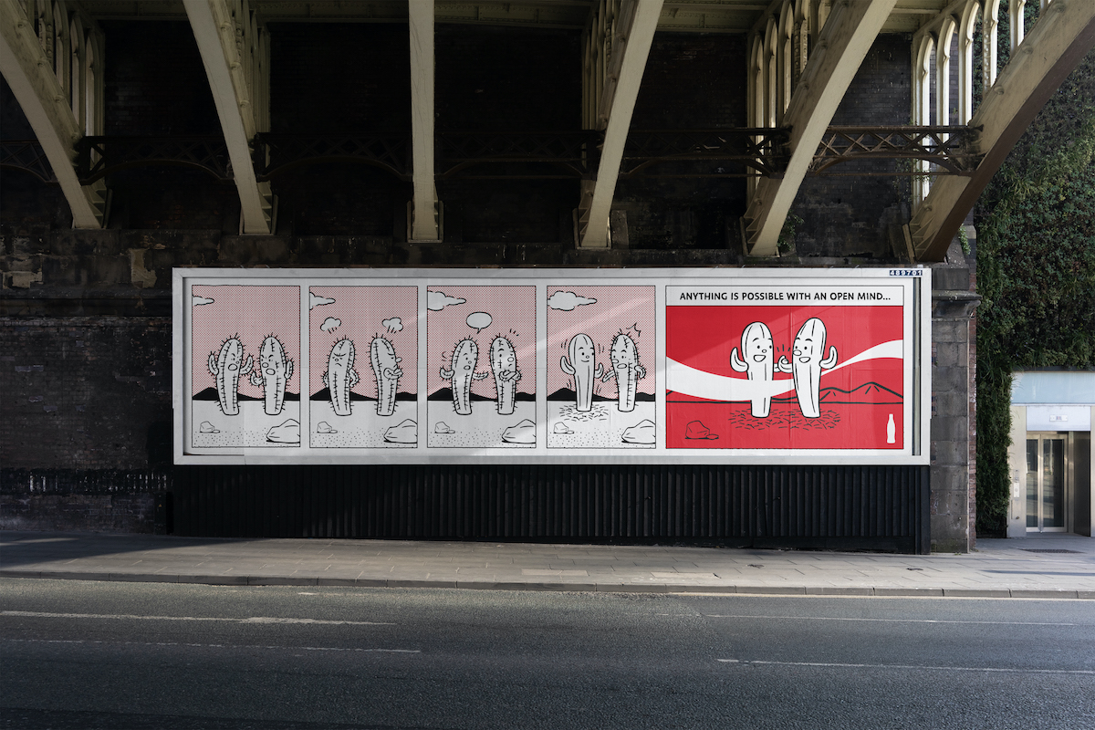 Coca-Cola Open OOH in situ 3