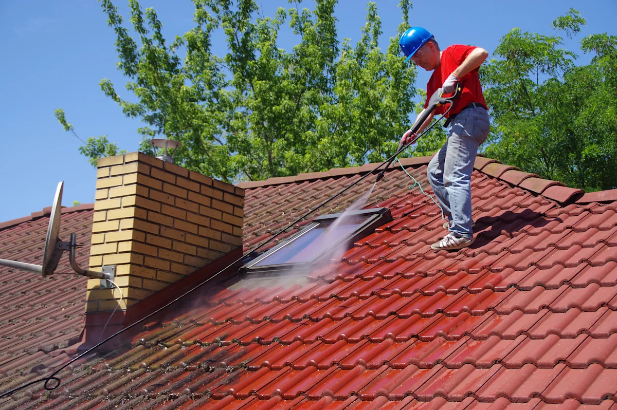 roof pressure wash