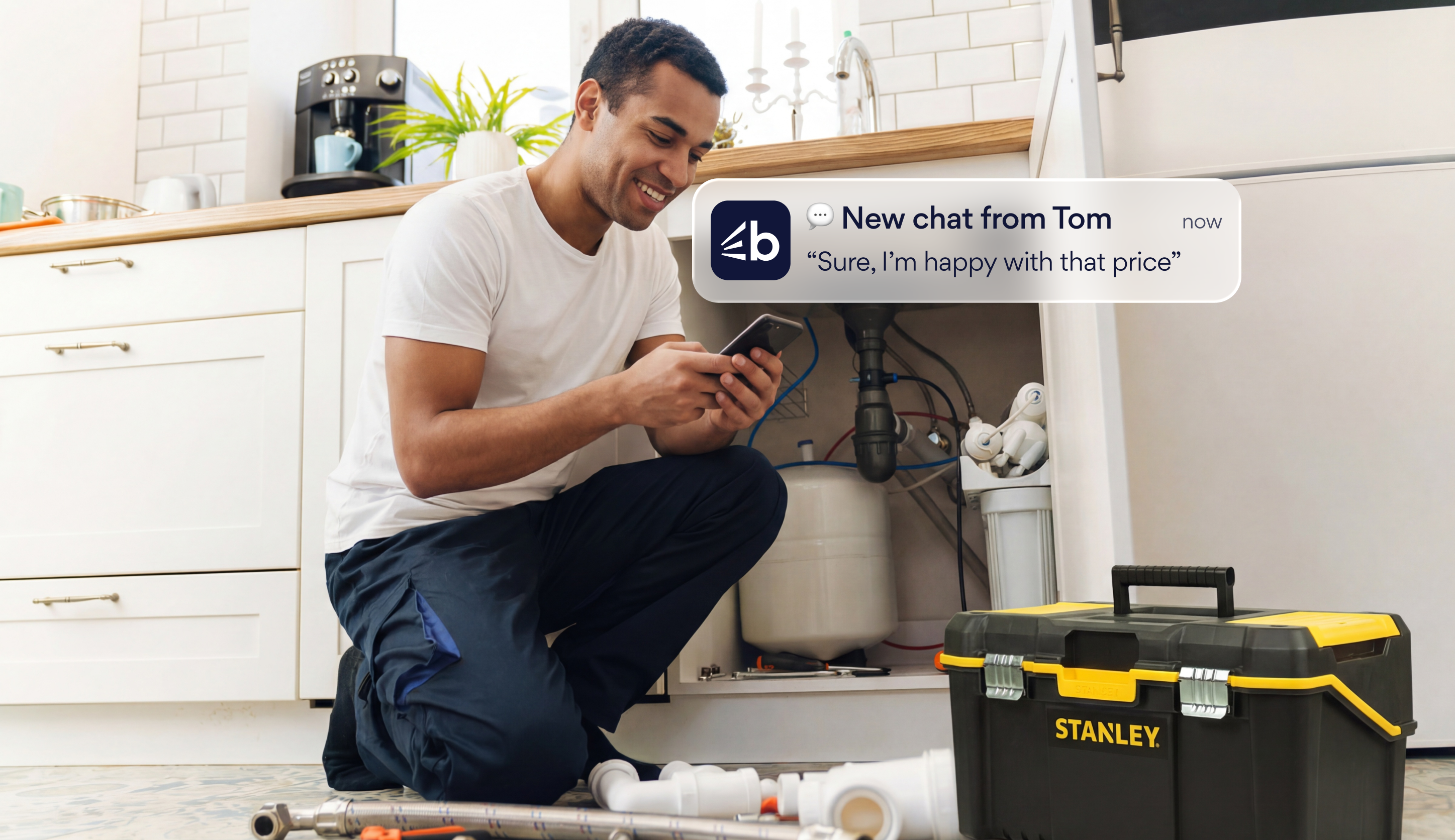 Professional responding to a Bark