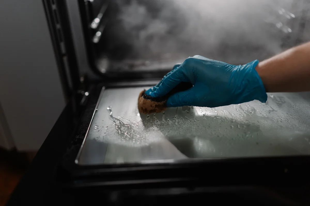Oven cleaning