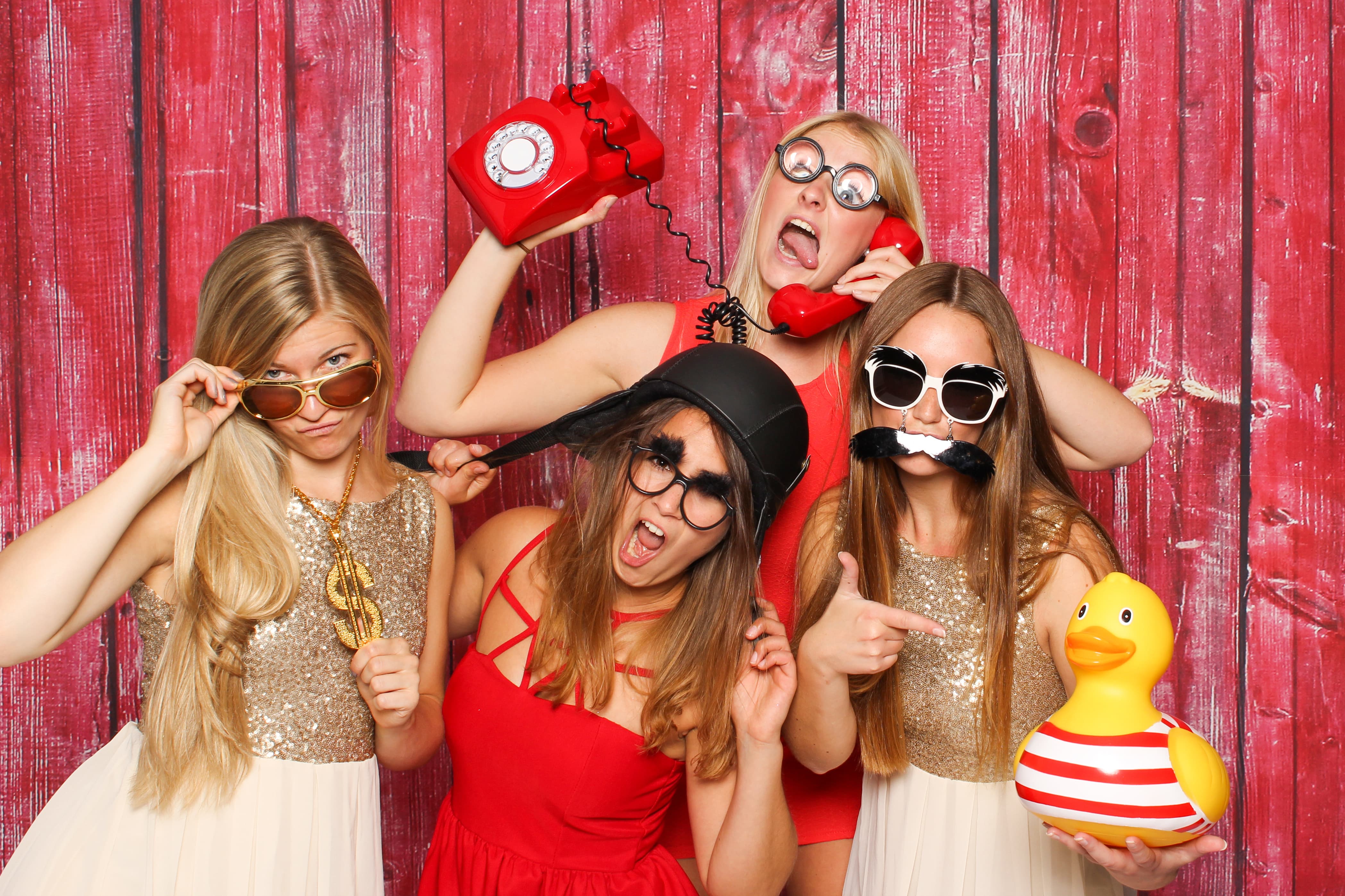 Make your own photo booth for your party!