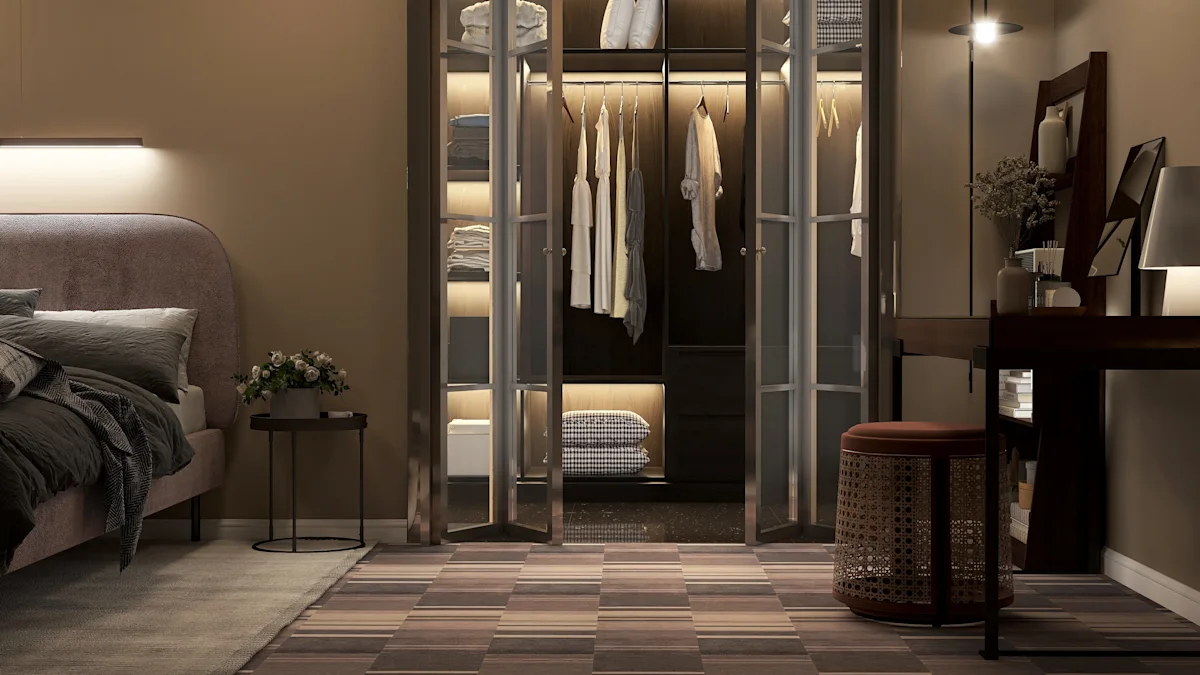 interior design - bedroom and wardrobes