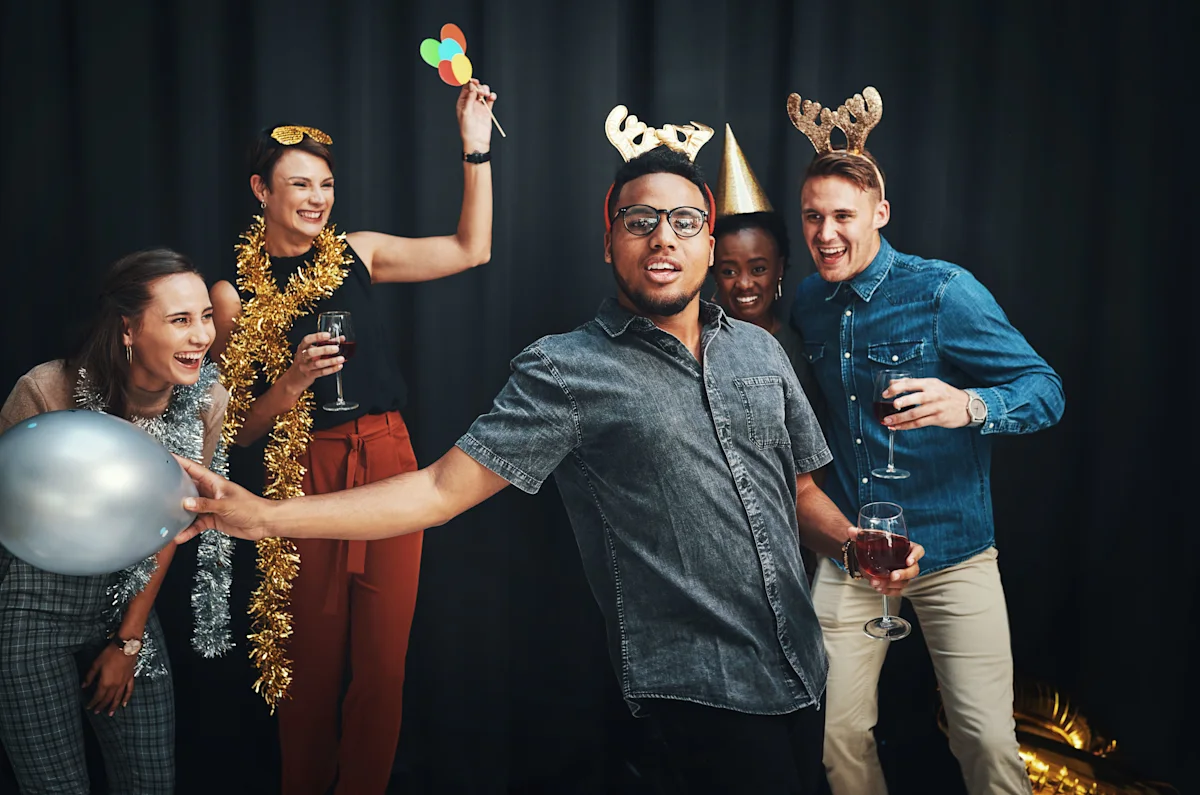 Corporate event photo booth