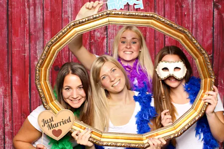 Wedding photo booth