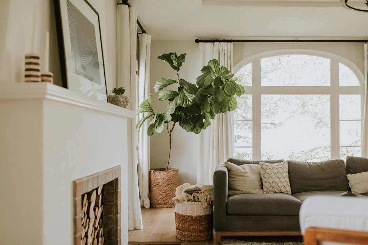 home staged living room