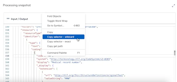 Copy options