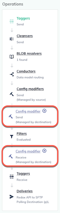 Available stages for async, destination-owned links