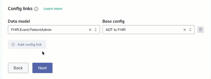 A user adds multiple config links to the SFTP source.