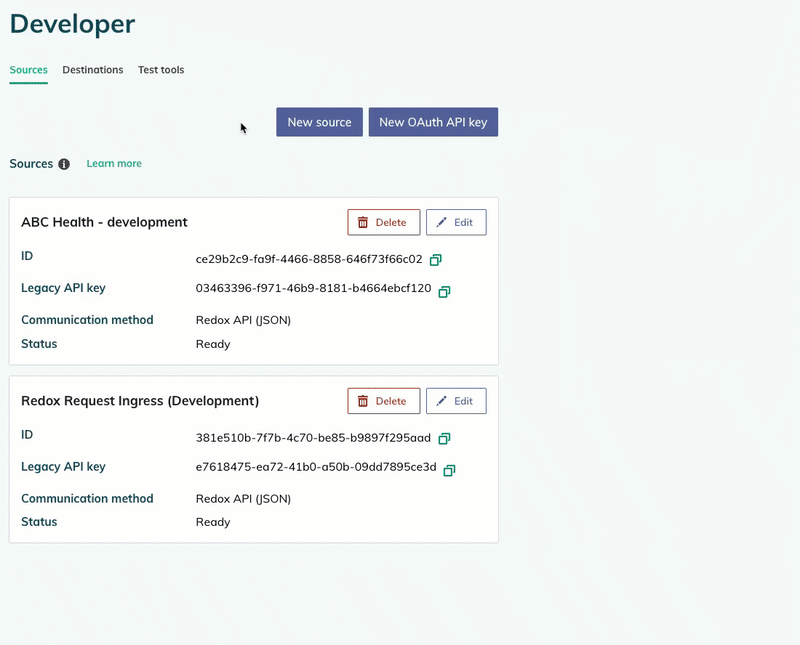 Generate a new secret value for a legacy API key