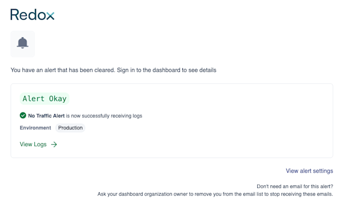 Email notification when triggered alert rule is resolved