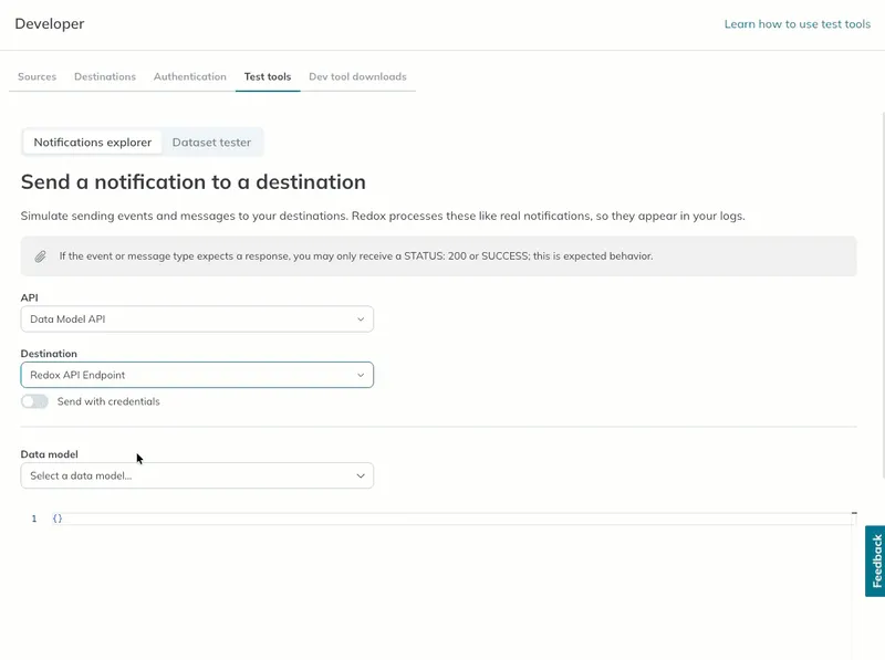 A user selects an alternative auth credential to verify the selected destination.