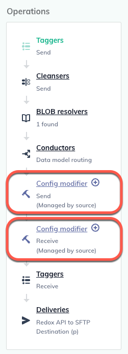 Available stages for async, source-owned links