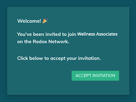 Accept invitation