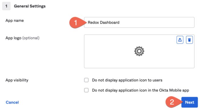 General settings