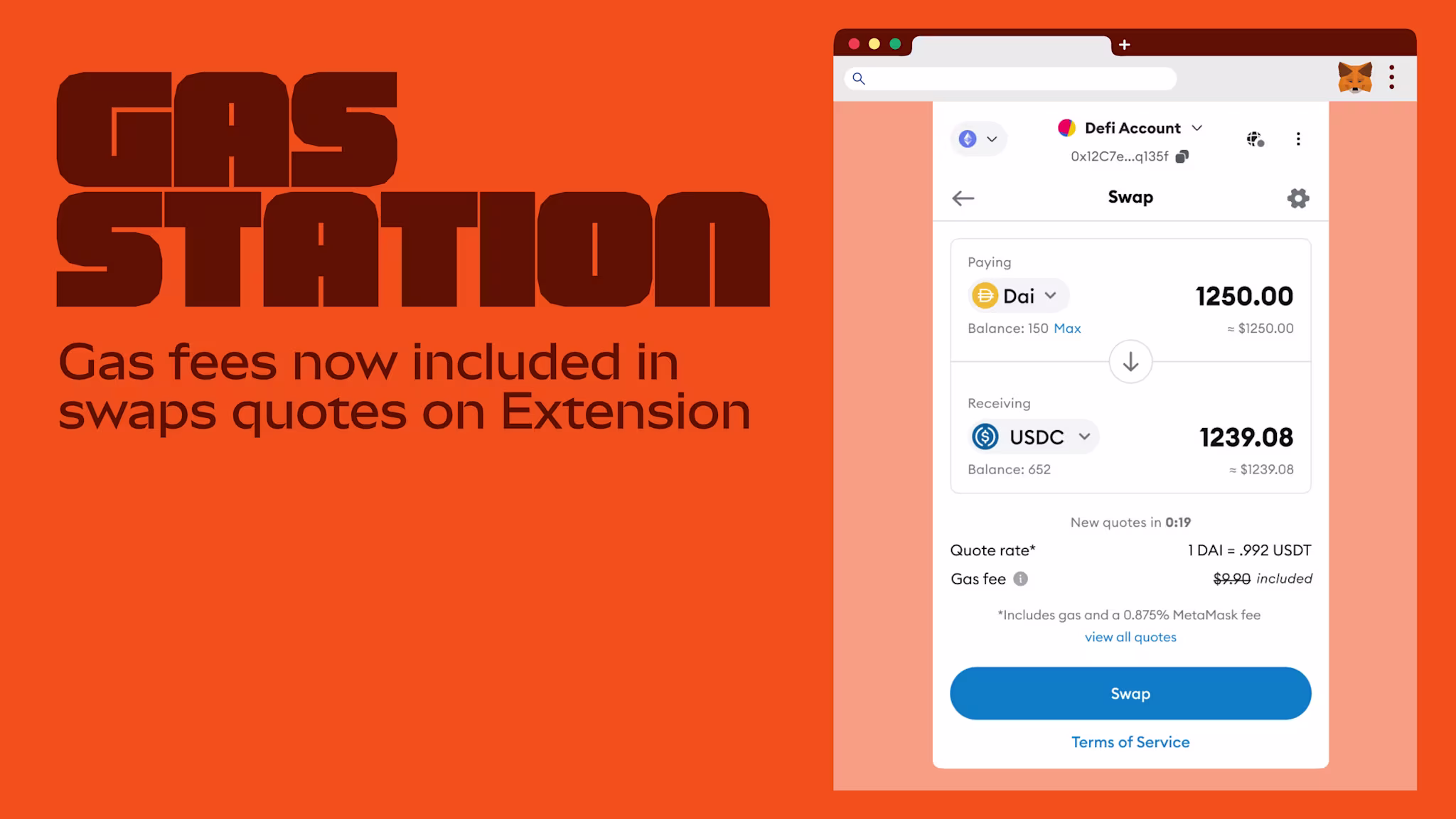 MetaMask feature update: Gas Station