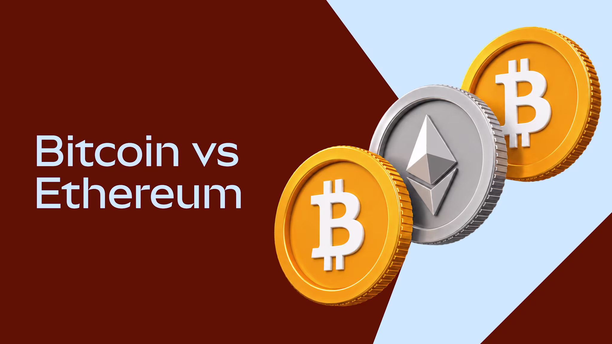 Bitcoin vs Ethereum: what's the difference?
