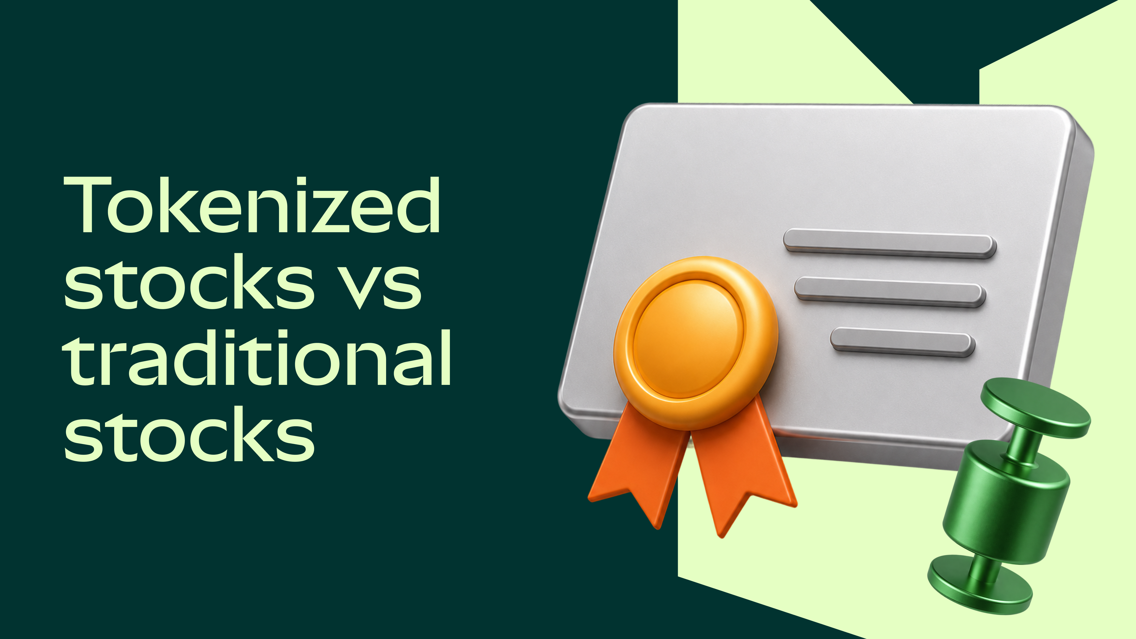 Tokenized stocks vs traditional stocks: voting rights, dividends, and ...