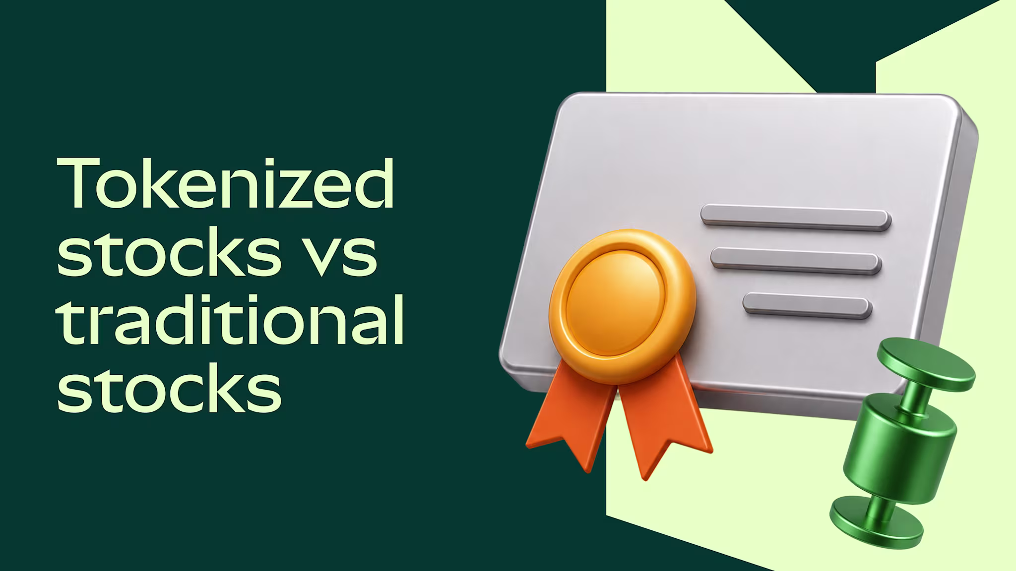 Tokenized stocks vs traditional stocks