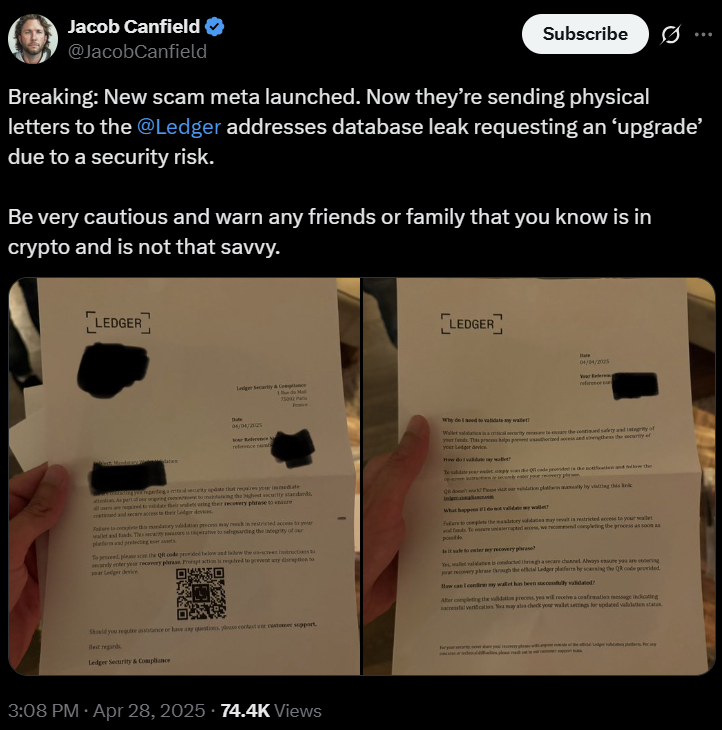 MetaMask Security Report Interface