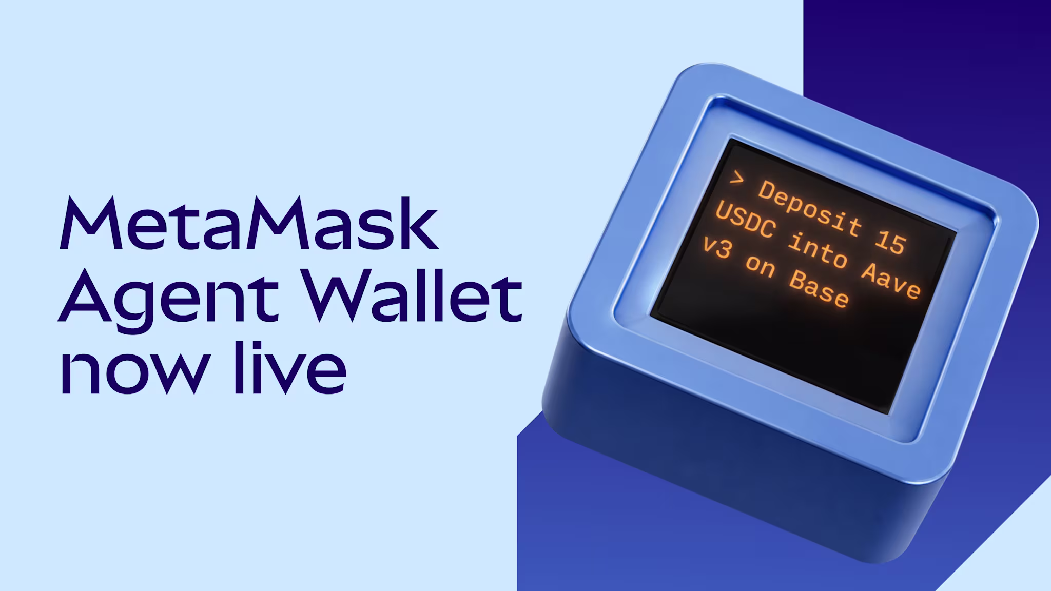 MetaMask Agent Wallet is now live