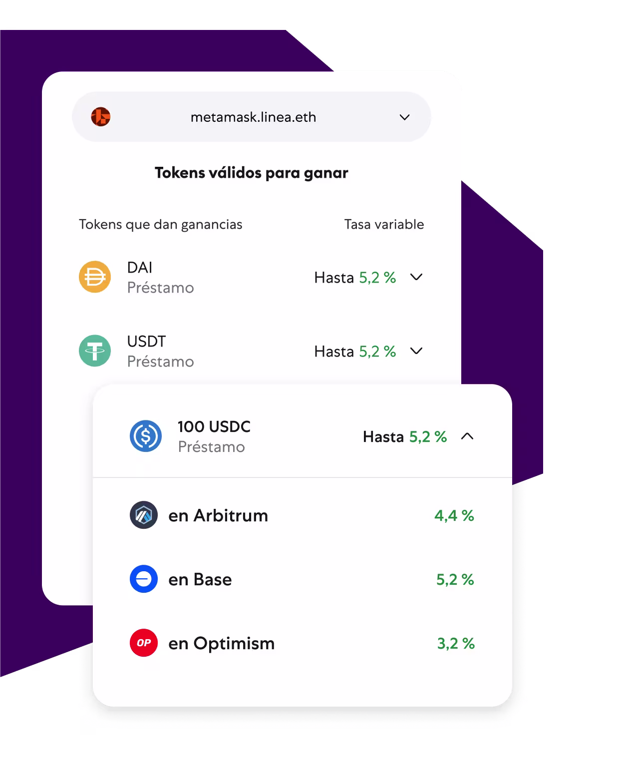 Recompensas en monedas estables